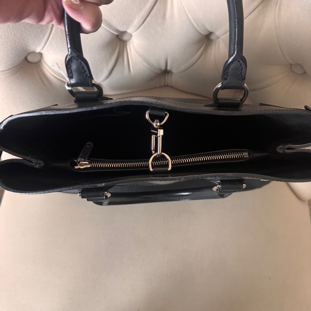 Louis Vuitton Black Epi Leather Satchel Handbag - Picture 7 of 14